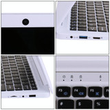 A133 10.1 inch Laptop, 2GB+16GB, Android 12,  Allwinner A133 Quad Core CPU 1.6Ghz, Support Bluetooth & WiFi, EU Plug(White)