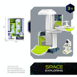 Simulation Sound And Light DIY Assembled Aviation Model Science And Education Toys, Colour: Space Station