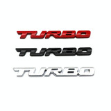 8 PCS Car Alloy Modified Turbocharged TURBO Metal Car Sticker Sports Body Sticker Car Tail Label Side Decoration Sticker, Model: Small 10 X 1cm(Black)