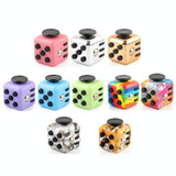 3 PCS Cube Decompression Toys For Adults & Children Unlimited Dice Vent Toys, Colour: Rainbow Color