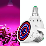 4 PCS LED Plant Growth Lamp Red Blue Spectrum Plant Fill Light, Power: E27 48 Beads