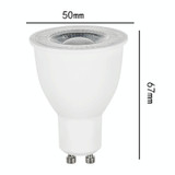 GU10 8W SMD 2835 16 LEDs 6000-6500K High Brightness No Flicker Lamp Cup Energy-saving Spotlight, AC 90-265V(White Light)