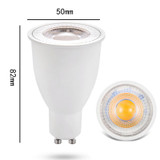 GU10 10W SMD 2835 16 LEDs 2700-3100K High Brightness No Flicker Lamp Cup Energy-saving Spotlight, AC 90-265V(Warm White)