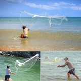 360 Flying Disc Monofilament Fishing Net, Height: 1.8m