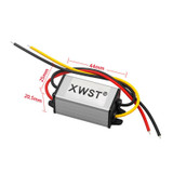 XWST DC 12/24V To 5V Converter Step-Down Vehicle Power Module, Specification: 12/24V To 5V 5A Small Aluminum Shell