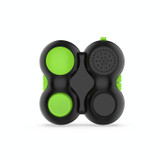 Decompression Handle Fidget Cube Dice Decompression Finger Sports Toy(Four-page Handle - Black Green)