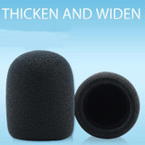 2 PCS Suitable For Audio-Technica AT2020/ATR2500/AT2035 Microphone Sponge Cover Blowout And Windproof Microphone Cover(Black)