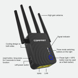 COMFAST CF-WR754AC 1200Mbps Dual-band Wireless WIFI Signal Amplifier Repeater Booster Network Router with 4 Antennas