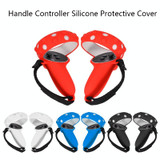 2 Sets GS092 Handle Controller Silicone Protective Cover Anti-Fall And Anti-Lost All-Inclusive Cover For Oculus Quest 2(Red)