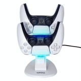 OIVO IV-P5234 Gamepad Aircraft Two-Seater Charger For PS5(White)