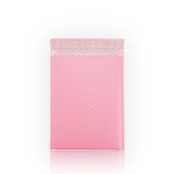 100 PCS Pink Co-Extrusion Film Bubble Bag Logistics Packaging Thickened Packaging Bag Size 15x18cm