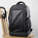 WEIXIER B668 Large-Capacity Men Shoulder Bag Casual Travel Students Computer Backpack(Black)