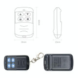 2 PCS Electric Roller Shutter Waterproof Copy Universal Remote Controller Garage Door Remote Control Key(350MHz)