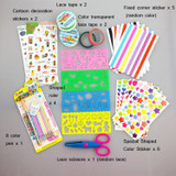 Photo Album Making DIY Accessories Set Hand Book Hand-Made Decorative Accessories, Specification Package 1