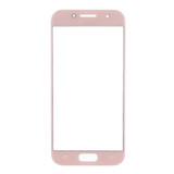 For Samsung Galaxy A3 (2017) / A320 10pcs Front Screen Outer Glass Lens (Pink)