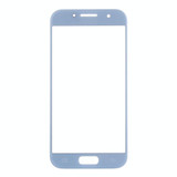 For Samsung Galaxy A3 (2017) / A320 10pcs Front Screen Outer Glass Lens (Blue)