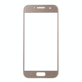 For Samsung Galaxy A7 (2017) / A720 10pcs Front Screen Outer Glass Lens (Gold)