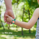 WT-M4 ABS+Silica Gel Children Mosquito Repellent Wristband (Yellow)