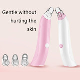 HD-2139 Blackhead Suction Device Pore Cleaner Face Cleaning Beauty Device(White)