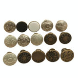 20 PCS 17mm Jeans Buttons Nail-Free Adjustable And Detachable Buttons, Colour: Style 26