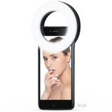 Mobile Phone Live Selfie Light LED Beauty Ring Fill Light(Black)