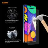 For Samsung Galaxy F62 ENKAY Hat-Prince Full Glue 0.26mm 9H 2.5D Tempered Glass Full Coverage Film