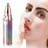 2 In 1  Electric Shaver Lady Eyebrow Trimmer Lipstick Automatic Facial Hair Removal Device, Style:  Charging