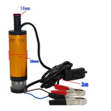 24V Car Electric DC Fuel Pump Submersible Pump, 38mm External Filter Version