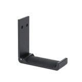 Headphone Bracket Internet Cafe Monitor Earphone Hanger Desktop Earphone Display Stand, Style: Paste Screw Type (Black)