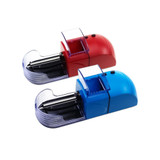2 PCS Portable Electric Cigarette Maker Fully Automatic Adjustable Electric Cigarette Holder, Specification: US Plug(Red)