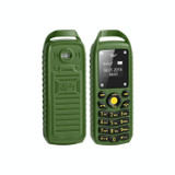 Mini B25 Headphone Mobile Phone, Hands Free Bluetooth Dialer Headphone, MP3 Music, Dual SIM, Network: 2G(Green)