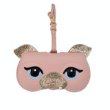 Cute And Funny PU Sunglasses Case Portable Glasses Case With Hanging Buckle, Colour: Cute Piggy