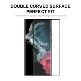 For Samsung Galaxy S22 Ultra ENKAY 3D Curved Hot Bending Tempered Glass Full Film