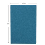 2 PCS Business Notebook PU Notepad Student Diary Book, Specification: A5(Peacock Blue)