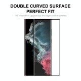 For Samsung Galaxy S22 Ultra 5pcs ENKAY 3D Curved Hot Bending Tempered Glass Full Film
