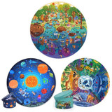 MiDeer Children Educational Early Education Paper Picture Puzzle Toy 150 PCS / Set(World Animals)