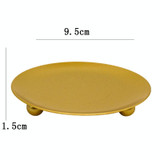 6 PCS European Romantic Iron Geometric Candle Holder Table Decoration, Size: Large(Golden)