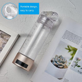 Hydrogen-Rich Water Cup Hydrogen Absorption Glass Cup with LED Light(English Version)