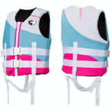HiSEA L002 Foam Buoyancy Vests Flood Protection Drifting Fishing Surfing Life Jackets for Children, Size: L(Blue Red)