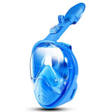 Children Diving Mask Full Dry Anti-Fog Mask for Snorkeling, Size: XS(Blue)