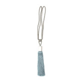 GQ016 Curtain Tassel Strapping Square Hanging Ear Curtain Buckle Tie Rope Hanging Ball(Sky Blue)