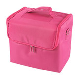 Removable Simple Portable Makeup Beauty Nail Storage Box (Pink)