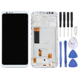 TFT LCD Screen for Meizu 16th Digitizer Full Assembly with Frame, Not Supporting Fingerprint Identification(White)