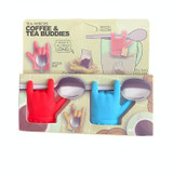2 PCS Little Finger Shape Tea Heroes Teaspoon Holder Random Color Delivery
