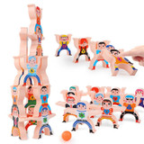 Children Parent-Child Stacking Block Game Balance Acrobatic Troupe Decompression Toy(Hercules)