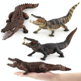 3 PCS / Set  Simulation Crocodile Model PVC Wild Animal Static Decoration Toy