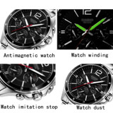 Electric Motor Rotating Watch Box Automatic Mechanical Watch Shaker, US / EU / UK Plug(Black & White)