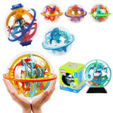 101212 100 Levels Intelligence Breakthrough Maze Ball Magic Ball Portable Children Toy