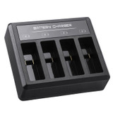 4-channel Battery Charger with Type-C / USB-C Port for GoPro HERO8 Black /7 Black /7 White / 7 Silver /6 /5
