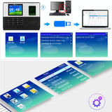 Realand AL355 Fingerprint Time Attendance with 2.8 inch Color Screen & ID Card Function & WiFi